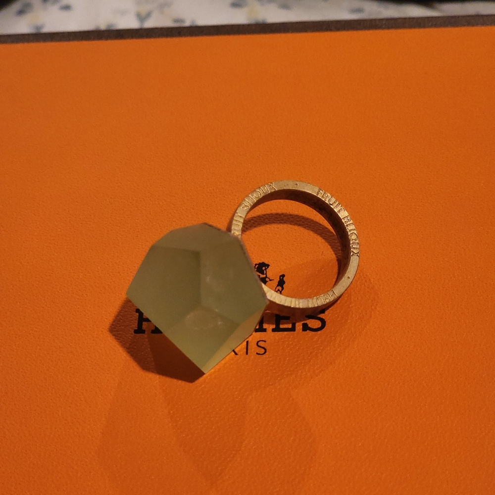 Gold and Green Ring
